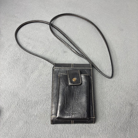 Nine & Company Wallet Crossbody Bag Womens One Size Black Phone Purse ID Window - Picture 2 of 9